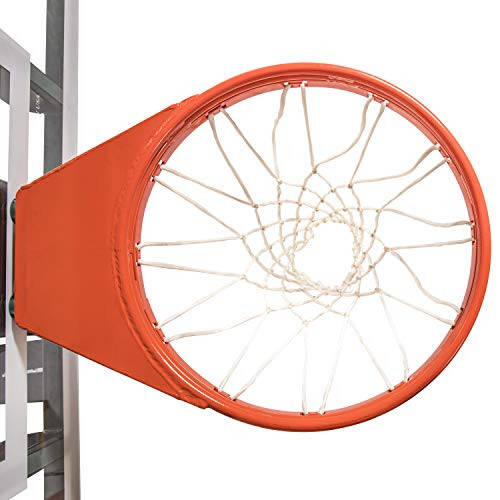 Goalsetter Double Ring Static Basketball Rim Includes Mounting Hardware and Nylon Net, Orange - 3