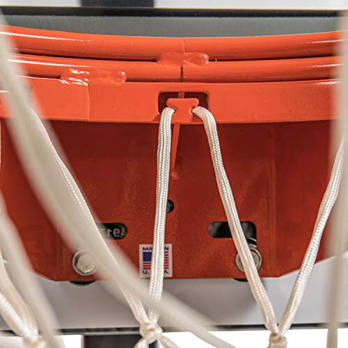 Goalsetter Double Ring Static Basketball Rim Includes Mounting Hardware and Nylon Net, Orange - 6