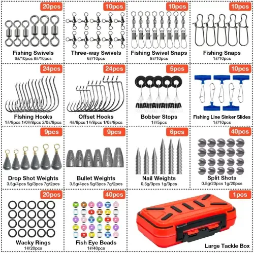 GOANDO Bass Trout Salmon uchun baliq ovlash moslamalari Crankbaits bilan - 3