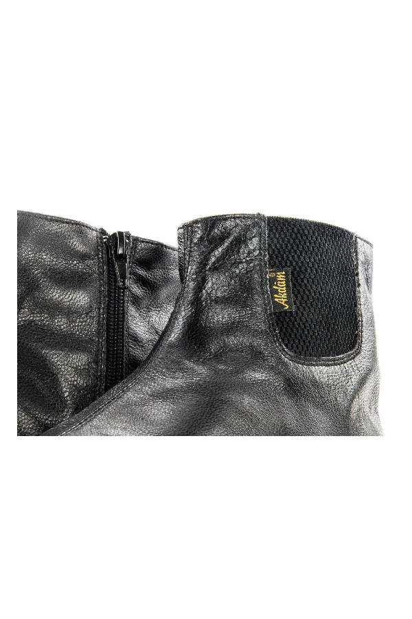 Goat Leather Mest - Black Color - 5