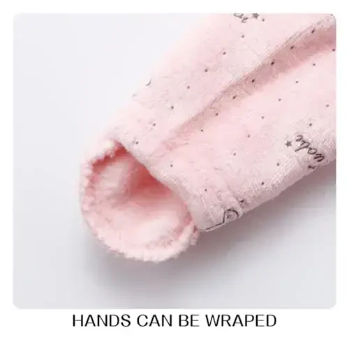 Go'dak Fleece Jumpsuit 0-3 Oylik Go'dak Ayiq Qor Kostyumi Yangi Tug'ilgan Romper Issiq Palto - 4