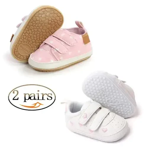 Go'dak qizlar o'g'il bolalar poyafzallari Yumshoq sirpanishga qarshi taglik Yangi tug'ilgan birinchi qadam qo'yuvchilar Yuqori top kanvas denim Unisex chaqaloq krossovkasi - BABY (1)