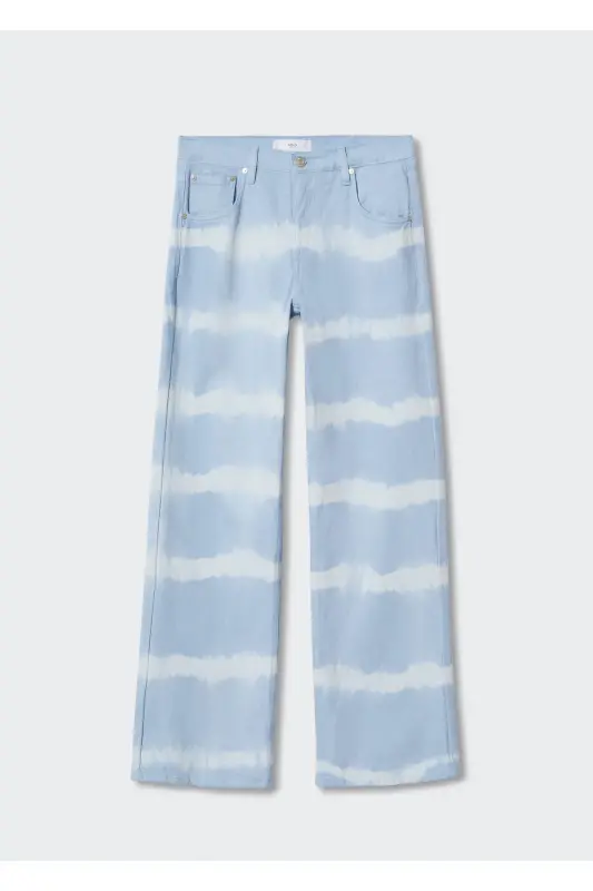 Gök mavisi Kadın Yetişkin Pantolon 37071283 - Gök mavisi - MANGO WOMAN