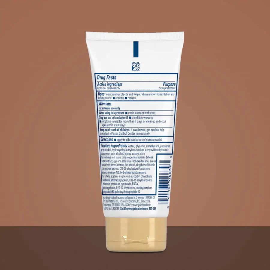 Gold Bond Medicated Eczema Relief Hand and Body Lotion & Cream for Extremely Dry Skin with 2% Colloidal Oatmeal, 3 oz, As Seen on TikTok - 3