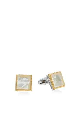 Gold-Colored Cufflinks - NETWORK (1)