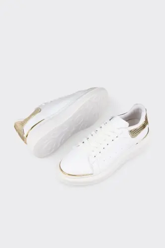 Gold Men's Sneakers - 3