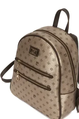 Gold Monogram Women's Backpack 05PO22Y1577-Gold Monogram - 4