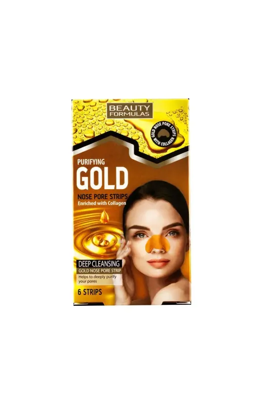 Gold Nose Strip 6 Pack - BEAUTY FORMULAS