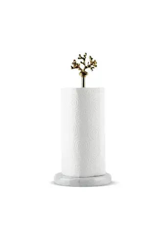 Gold Paper Towel Holder - LA CASA ART (1)