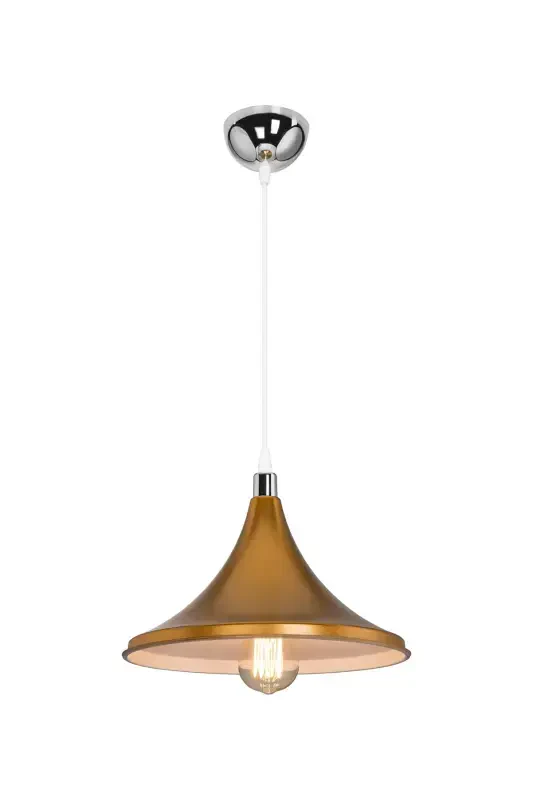 Gold Pendant Chandelier Bedroom Living Room Kitchen Hallway Lamp-Gold - 4