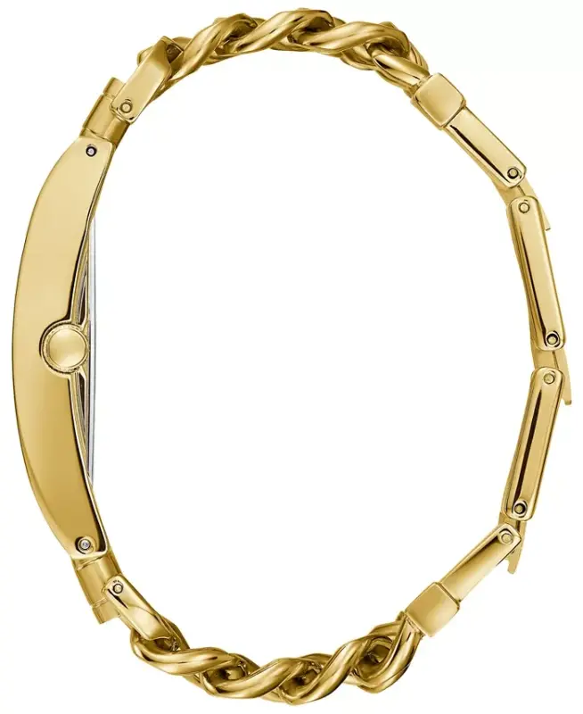 Gold-Tone Stainless Steel Chain Bracelet Watch 39x47mm-Gold - 2