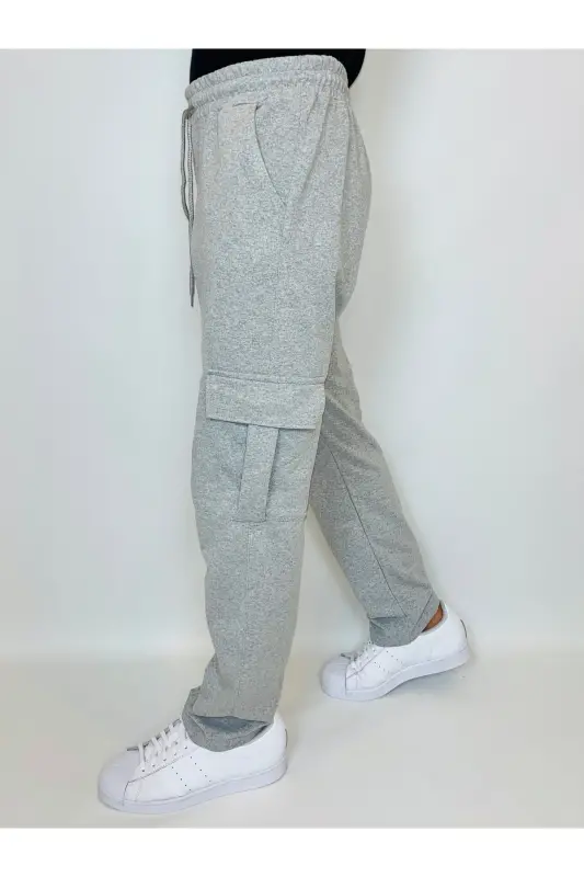 Golden Baggy карго джоггеры с карманами - baggy серый - 4