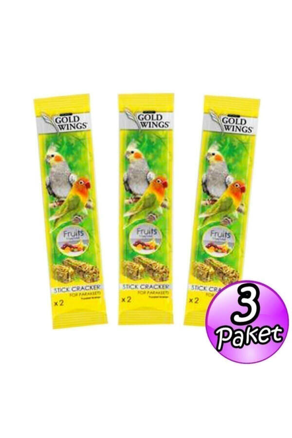 Goldwings Classic Fruit Parakeet Sultan-paradise Parrot Crackers 2 Pack X 3 Pieces - 4