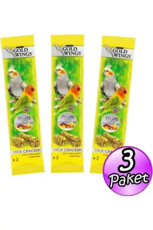 Goldwings Classic Fruit Parakeet Sultan-paradise Parrot Crackers 2 Pack X 3 Pieces - 1