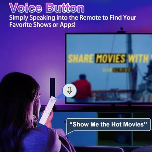 Голосовая замена для Samsung-TV-Remote Control, совместимая со всеми пультами Samsung Smart TV с функцией голосового управления. - 4
