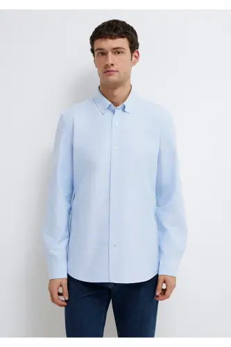 Gömlek 0211199-Mavi - 3