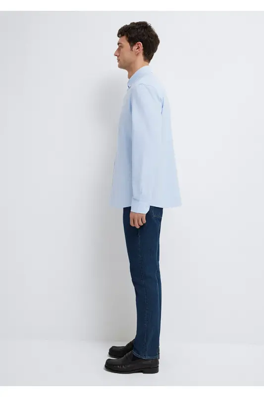 Gömlek 0211199-Mavi - 6
