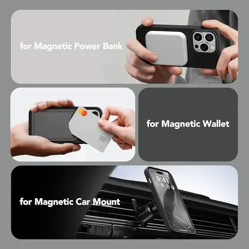 GONEZ for iPhone 14 Pro Max Case Silicone, Compatible with MagSafe, with Screen Protector + Camera Lens Protector, Liquid Silicone Shockproof Protective Phone 14 ProMax Case 6.7