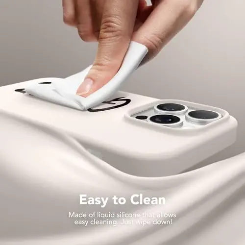 GONEZ iPhone 14 Pro Kılıfı için Manyetik, Silikon Kılıf Taş | MagSafe, Kamera Düğmesi ve Ekran Koruyucu ile Uyumlu, Mikrofiber Astar, 3 Katmanlı Yumuşak Jel Kauçuk Darbeye Dayanıklı İnce 6.1