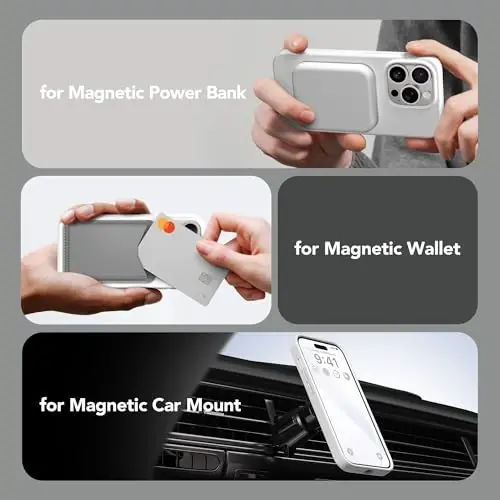 GONEZ iPhone 14 Pro Max uchun silikon g'ilof, MagSafe bilan mos, ekran himoyachisi + kamera linzalari himoyachisi bilan, suyuq silikon zarbga chidamli himoya telefon 14 ProMax g'ilofi 6.7