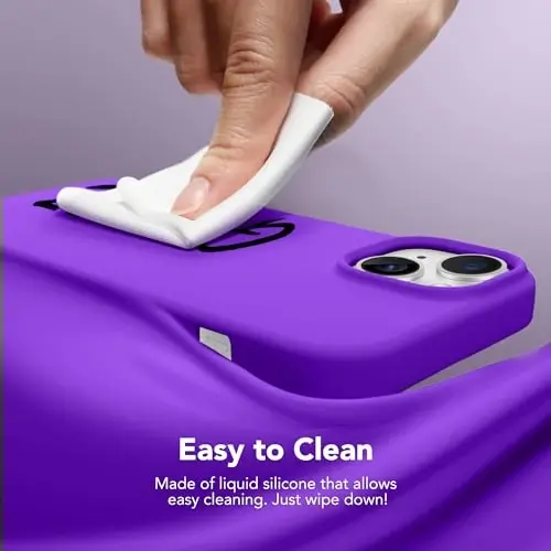 GONEZ Magnetic for iPhone 15 Case [Compatible with Magsafe] [1 Screen Protector + 1 Camera Protector], Anti-Scratch Microfiber Lining Shockproof Protective Silicone Phone Cover 6.1