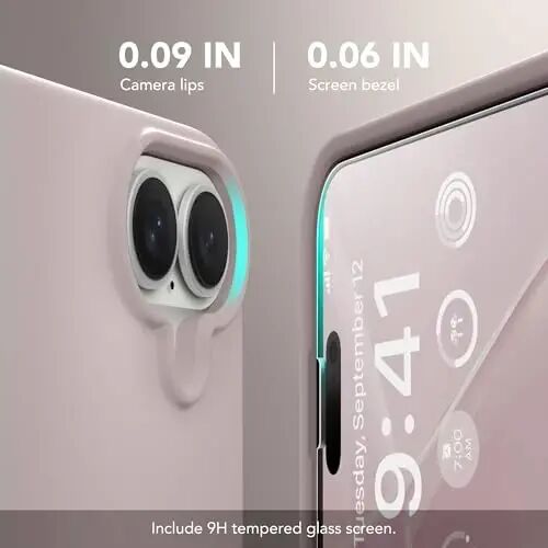 GONEZ iPhone 17 Kılıfı için Mıknatıslı, Silikon Kapak Açık Taro | MagSafe, Kamera Düğmesi ve Ekran Koruyucu ile Uyumlu, Mikrofiber Astar, 3 Katmanlı Yumuşak Jel Kauçuk Darbeye Dayanıklı İnce 6,3