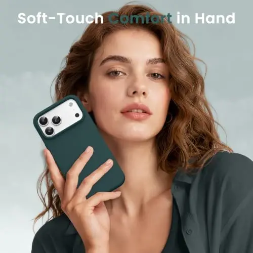 GONEZ iPhone 17 Pro Max ile Uyumlu Telefon Kafesi, Ekran Koruyuculu Hızlı Serbest Bırakma Video Rig Sabitleyici Aksesuarları, Zeytin Yeşili - GONEZ (1)