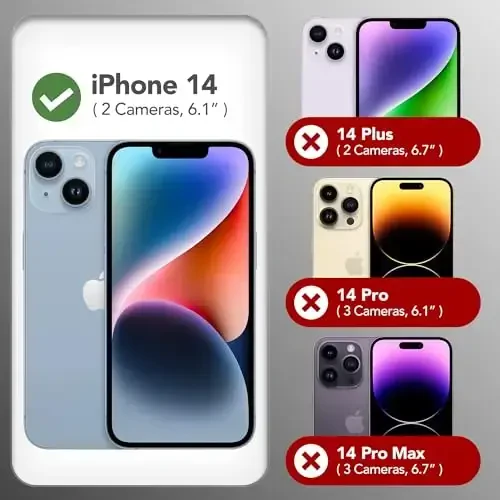 GONEZ Magnetic for iPhone 14 Case, Compatible with Magsafe, with Screen Protector + Camera Protector, Anti-Scratch Microfiber Lining, Liquid Silicone Shockproof Protective Phone Case, Lake Blue - 2