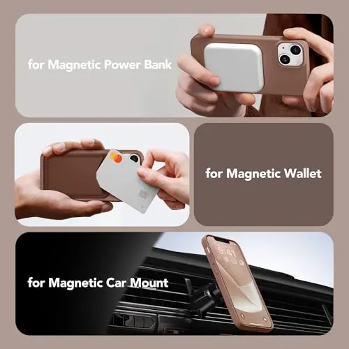 GONEZ Magnetic for iPhone 15 Case [Magsafe bilan mos] [1 ekran himoyachisi + 1 kamera himoyachisi], chizishga qarshi mikrofiber astar zarbaga chidamli himoya silikon telefon qopqog'i 6.1