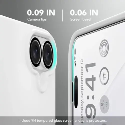 GONEZ Magnetic for iPhone 16 Case, Compatible with MagSafe, [Screen Protector + Camera Lens Protector], Liquid Silicone Shockproof Protective Phone Case for iPhone 16 6.1