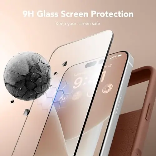 GONEZ Magnetic for iPhone 17 Pro Max Case, [Compatible with MagSafe] Anti-Scratch Microfiber Lining & Screen Protector, Silicone Camera Control, Shockproof Slim Phone Cover 6.9 inch, Brown - 2