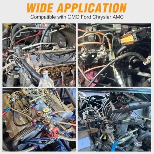 GOOACC 159Pcs 32 Size Automotive Vacuum Tubing Tee Connector Assortment Kit 1/8