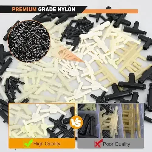 GOOACC 159Pcs 32 Size Automotive Vacuum Tubing Tee Connector Assortment Kit 1/8