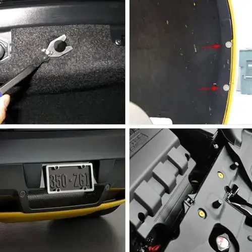 GOOACC 40Pcs Bumper Grommet and Rear Bumper Retainer Assortment Compatible for Nissan & Infiniti, Replace 63846-5V000 63846-5V000 01553-09241 85099-1MA0A - 7