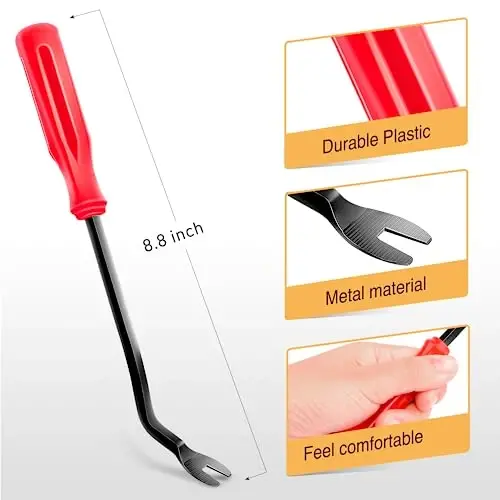 GOOACC 501PCS Universal Car Clips Mixed Auto Bumper Fender Trim Door Panel Shield Engine Cover Retainer Rivet Push Clips with Fastener Remover for GM Ford Chrysler Toyota Lexus Honda Acura Dodge Jeep - 4