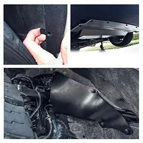 GOOACC 70PCS Engine Under Cover Splash Shield Guard Body Bolts Bumper Fender Liner Push Retainer Fastener Rivet Clips, Nylon - 7