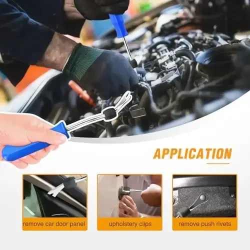 GOOACC 855Pcs Avtomobil Itarib Chiqaruvchi Klipslar & Avto Biriktirgichlar Assortimenti -16 Eng Ommabop O'lchamlar Neylon Bamper Qanot Perchinlari Kabel Bog'ichlari va Biriktirgichlarni Yechuvchi Toyota GM Ford Honda Acura Chrysler uchun mos - 6