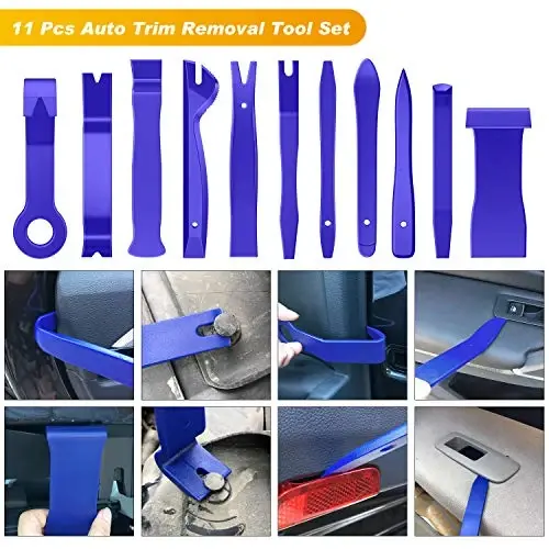 GOOACC - GRC-49 19Pcs Trim Removal Tool Set & Clip Plier Upholstery Remover Nylon Car Panel Removal Set with Portable Storage Bag - 4