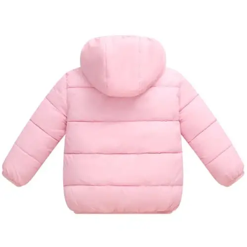 GOODKIDS Baby Girls Boys' Winter Fleece Jackets with Hooded Toddler Warm Lined Coat Outer Clothing 1-6 Years - 3