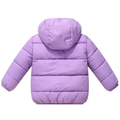 GOODKIDS Baby Girls Boys' Winter Fleece Jackets with Hooded Toddler Warm Lined Coat Outer Clothing 1-6 Years - 3