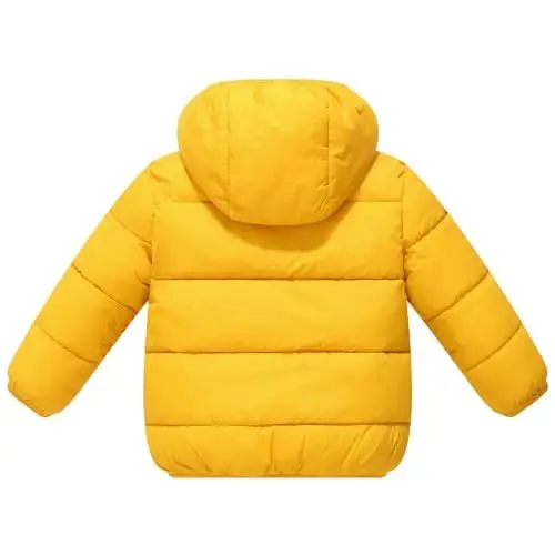 GOODKIDS Baby Girls Boys' Winter Fleece Jackets with Hooded Toddler Warm Lined Coat Outer Clothing 1-6 Years - 3