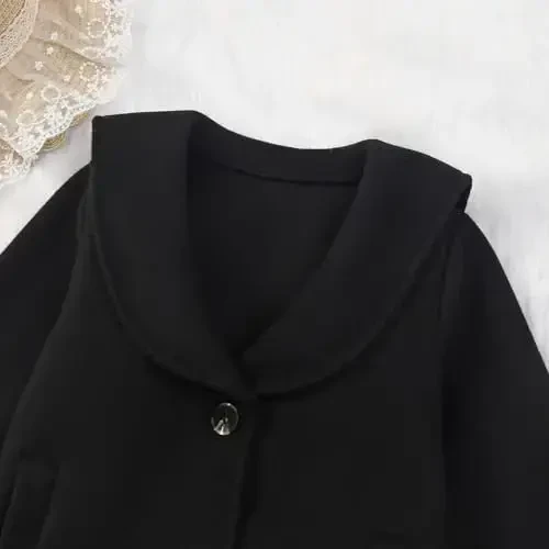 Goodplayer Baby Boy Girl Coat Toddler Pea Coat Fall Winter Jacket Outerwear for Baby Buttons Coat Clothes - Goodplayer (1)