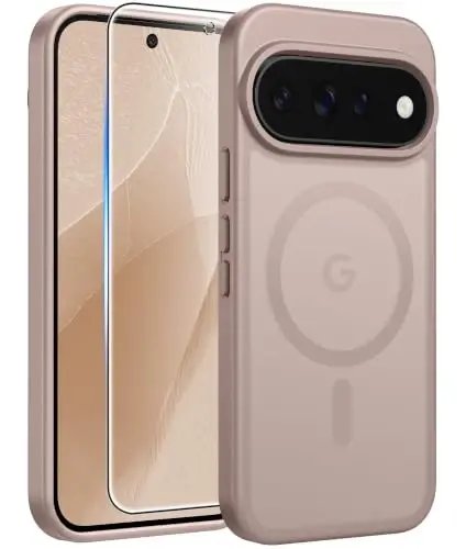 Google 11/11 Pro Kılıfı için FNTCASE, Magsafe Uyumlu | Ekran Koruyucu, Yarı Saydam Mat, 14FT Askeri Sınıf Düşme Koruması, Darbeye Dayanıklı Koruyucu Telefon Kılıfı, Çöl Altını 