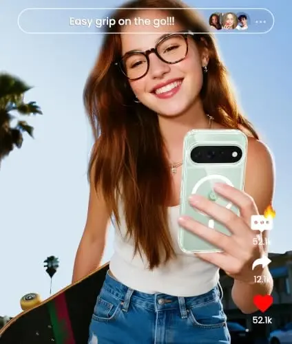 Google 11/11 Pro uchun FNTCASE g‘ilofi, Magsafe bilan mos, Tiniq | Ekran himoyachisi, Sarg‘aymaydigan, 14FT Harbiy darajadagi tushishdan himoya, Zarbga chidamli telefon g‘ilofi, Shaffof tiniq - 6