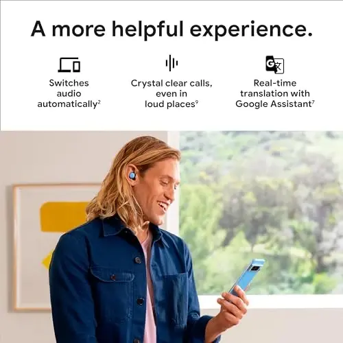 Google Pixel Buds Pro - Noise Canceling Earbuds - Up to 31 Hour Battery Life with Charging Case[2] - Bluetooth Headphones - Compatible with Android - Bay - 6