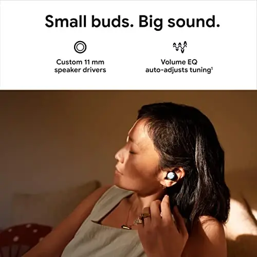Google Pixel Buds Pro - Tovushni bekor qiluvchi quloqchinlar - Zaryadlash qutisi bilan 31 soatgacha batareya quvvati - Bluetooth quloqchinlari - Android bilan mos - Tuman - 4