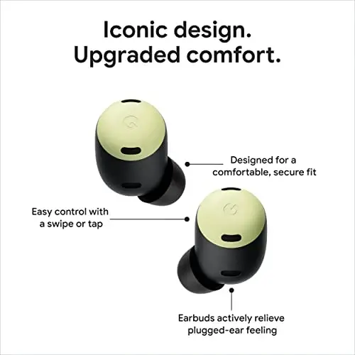 Google Pixel Buds Pro - Tovushni bekor qiluvchi quloqchinlar - Zaryadlash qutisi bilan 31 soatgacha batareya quvvati - Bluetooth quloqchinlari - Android bilan mos - Tuman - 5