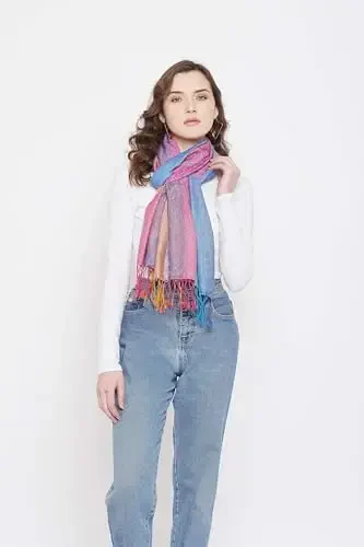 Goood Times Fashion Women's Silk Scarf Luxury Satin Shawl Wraps (Purple) - 4