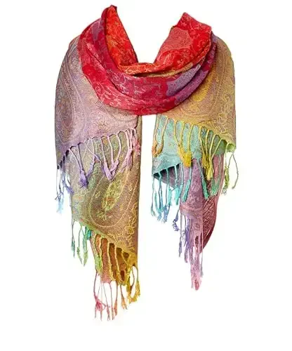 Goood Times Fashion Women's Silk Scarf Luxury Satin Shawl Wraps - MODAZONE