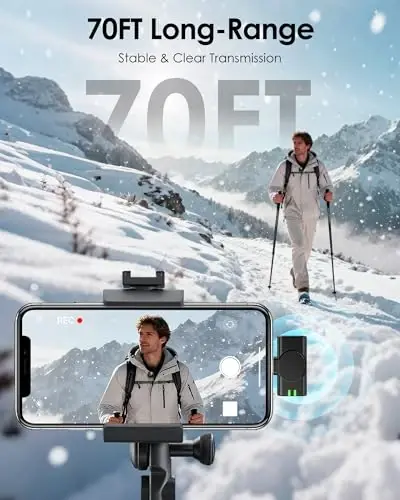 GoorDik J7 iPhone, iPad va Android (Lightning/USB C) uchun simsiz Lavalier mikrofon, Mini mikrofonlar 30 soatlik batareya quvvati, Video yozish YouTube TikTok kontent yaratuvchisi uchun 2 ta yumaloq mini mikrofon - 5